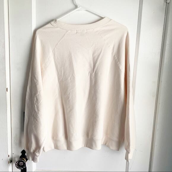 WILDFOX All You Need Is Love Crewneck Sweatshirt Graphic Print Beatles Large NWT - Picture 6 of 8